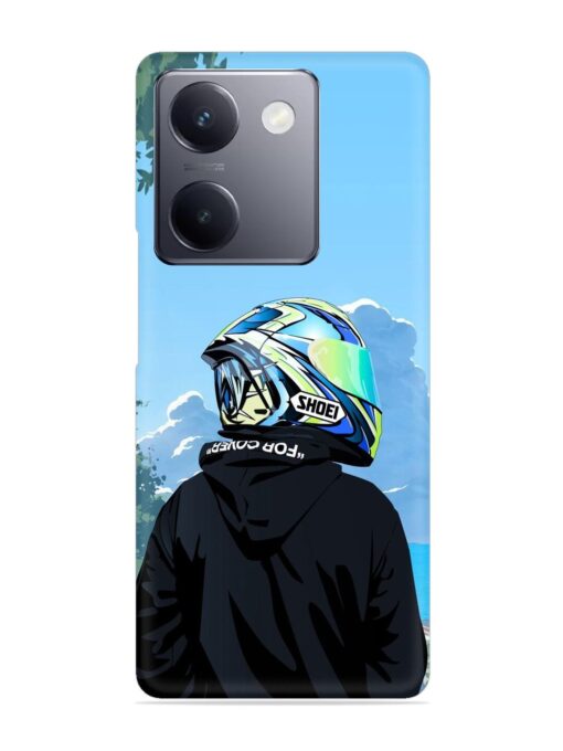 Rider With Helmet Snap Case for Vivo Y300 Plus (5G)