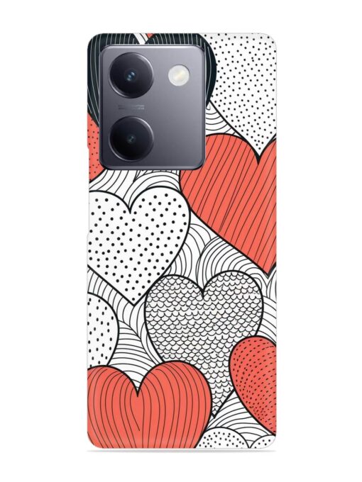 Girly Heart Seamless Snap Case for Vivo Y300 Plus (5G)