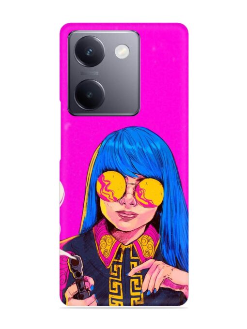 Aesthetic Anime Girl Snap Case for Vivo Y300 Plus (5G)