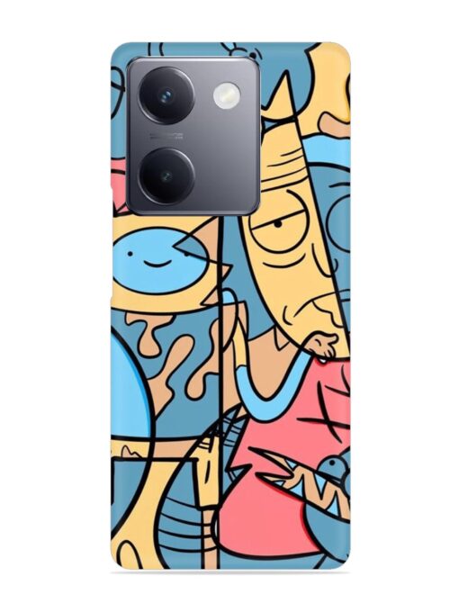 Silly Face Doodle Snap Case for Vivo Y300 Plus (5G)