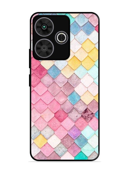 Fondos De Pantalla Glossy Metal Phone Cover for Poco M6 Plus (5G)