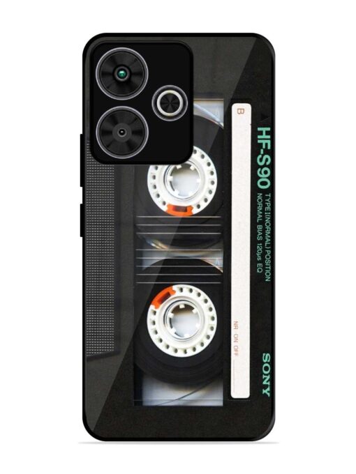 Sony Hf-S90 Cassette Glossy Metal Phone Cover for Poco M6 Plus (5G)