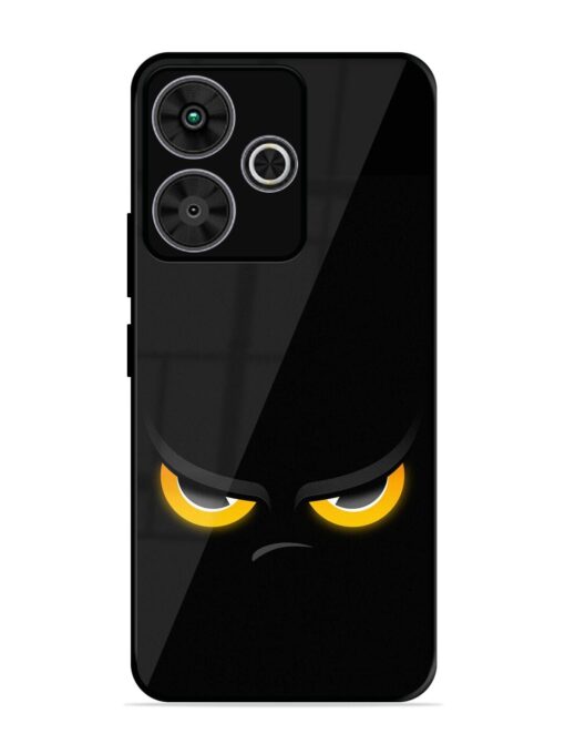 Scary Yellow Eye Glossy Metal TPU Phone Cover for Poco M6 Plus (5G)