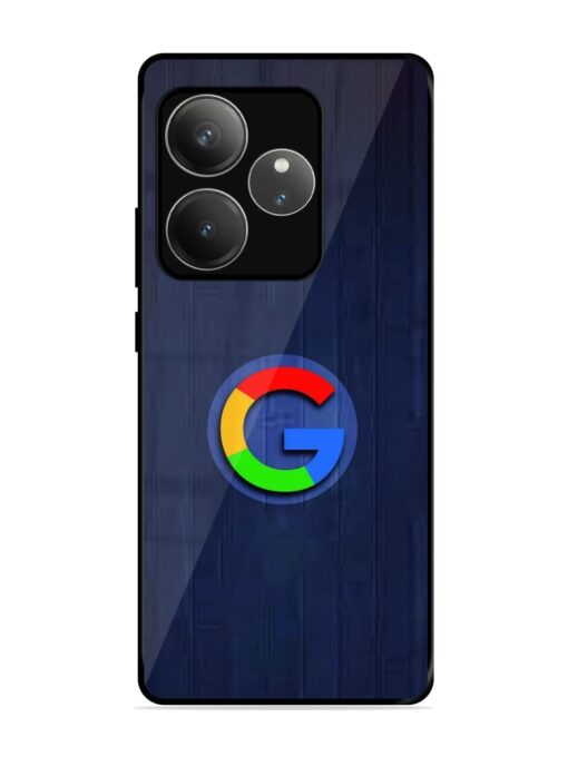 Google Logo Printed Glossy Metal TPU Phone Cover for Realme Gt 6