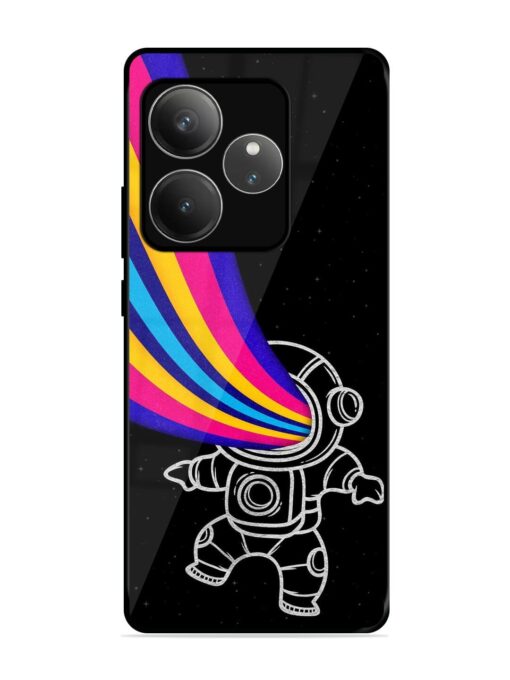 Astronaut Glossy Metal TPU Phone Cover for Realme Gt 6