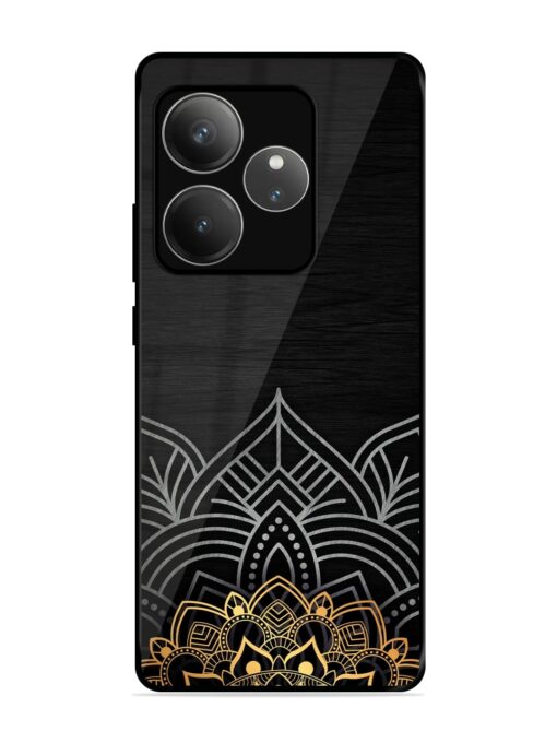 Decorative Golden Pattern Glossy Metal Phone Cover for Realme Gt 6