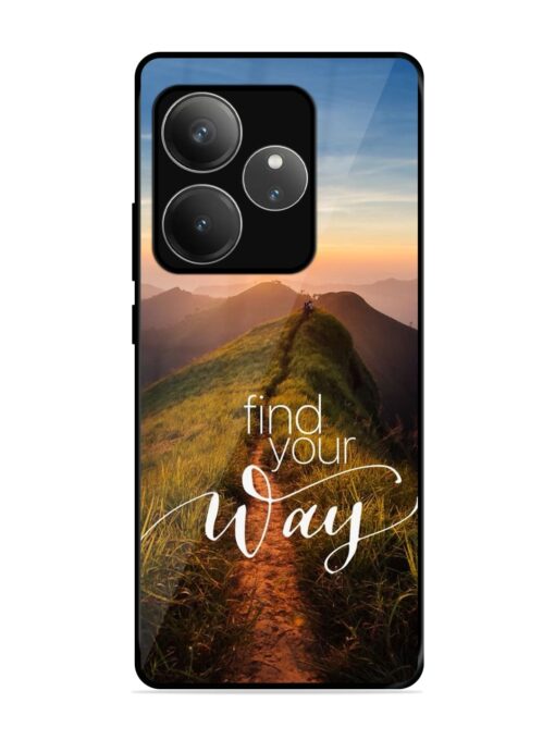 Find Your Way Glossy Metal Phone Cover for Realme Gt 6