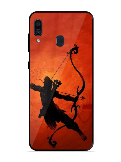 Illustration Lord Rama Glossy Metal Phone Cover for Samsung Galaxy A30