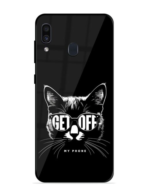 Get Off Glossy Metal TPU Phone Cover for Samsung Galaxy A30