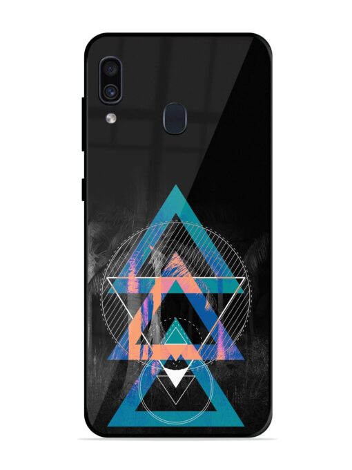 Indie Cross Glossy Metal Phone Cover for Samsung Galaxy A30