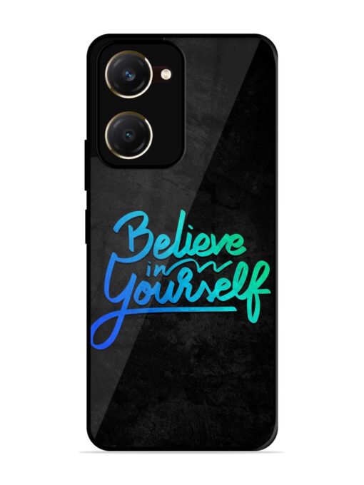 Believe In Yourself Glossy Metal Phone Cover for Vivo T3 Lite (5G)