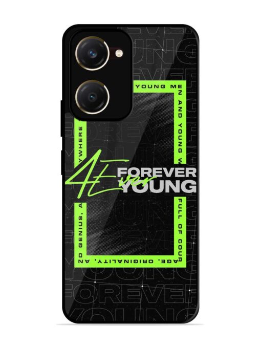 Forever Young Glossy Metal Phone Cover for Vivo T3 Lite (5G)