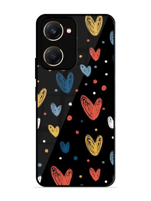 Happy Valentines Day Glossy Metal TPU Phone Cover for Vivo T3 Lite (5G)