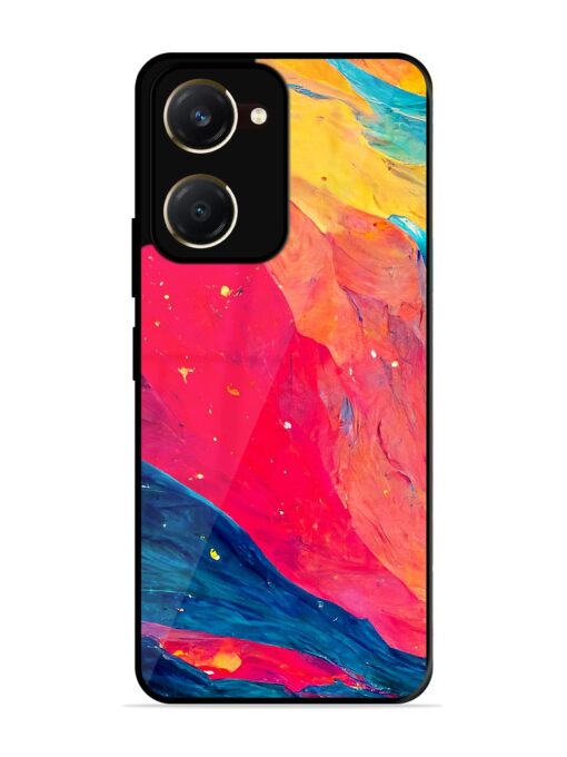 Starry Night Glossy Metal Phone Cover for Vivo T3 Lite (5G)