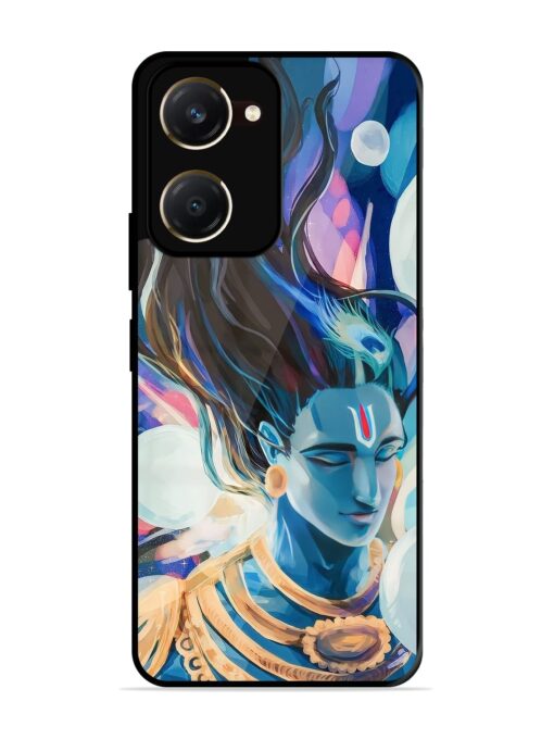 Bhagwan Sri Krishna Glossy Metal Phone Cover for Vivo T3 Lite (5G)