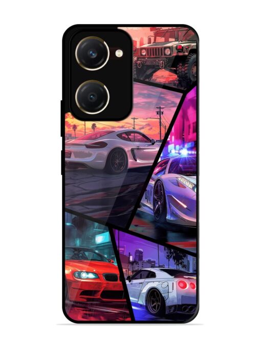 Ride In Pixels Glossy Metal Phone Cover for Vivo T3 Lite (5G)