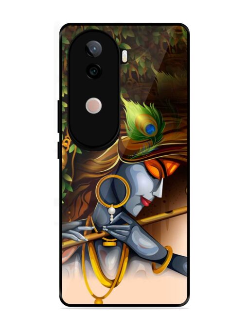 Krishna Glossy Metal Phone Cover for Vivo V40E (5G)