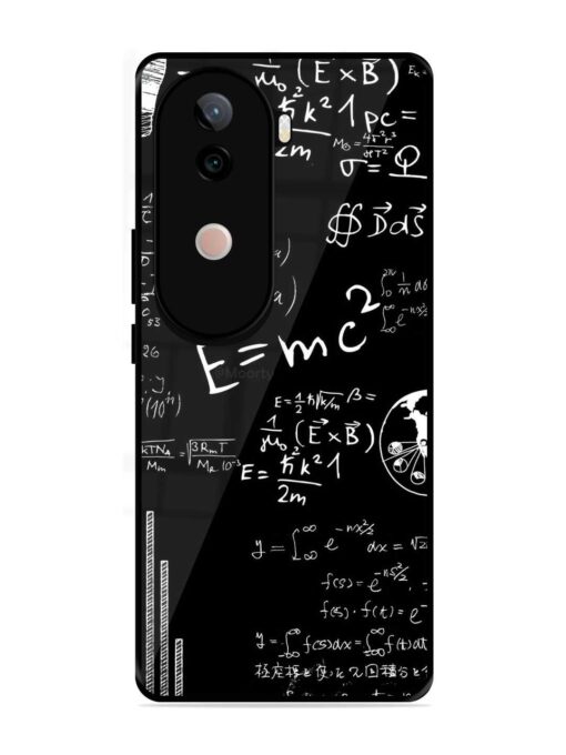 E=Mc2 Mass?Energy Equivalence Glossy Metal Phone Cover for Vivo V40E (5G)