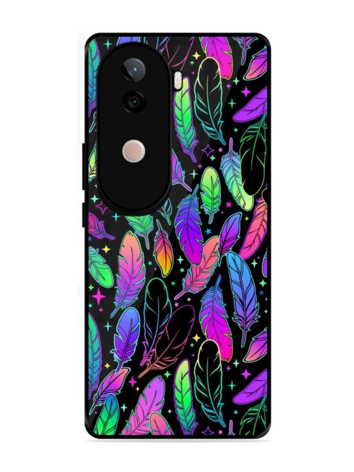 Bright Multi Colored Seamless Glossy Metal Phone Cover for Vivo V40E (5G)