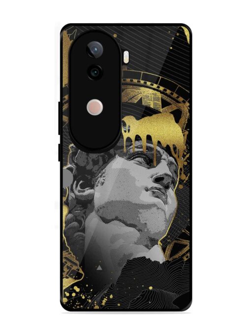 Roman Face Glossy Metal Phone Cover for Vivo V40E (5G)