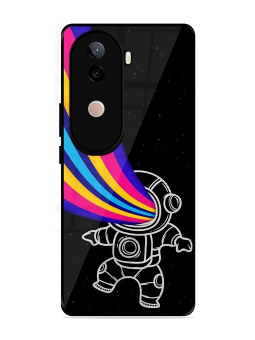 Astronaut Glossy Metal TPU Phone Cover for Vivo V40E (5G)