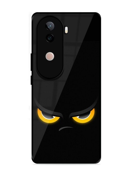 Scary Yellow Eye Glossy Metal TPU Phone Cover for Vivo V40E (5G)