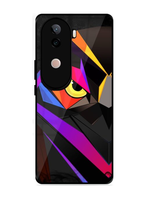 Wpap Owl Glossy Metal Phone Cover for Vivo V40E (5G)