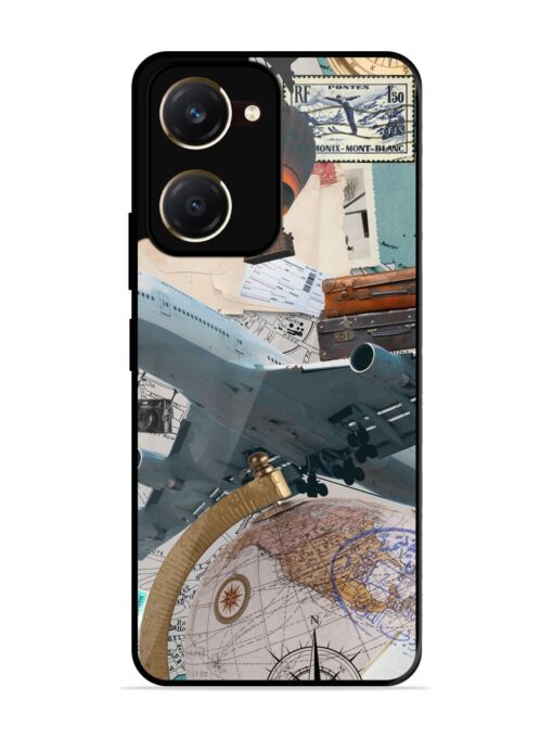 Adventure Awaits Glossy Metal Phone Cover for Vivo Y18T