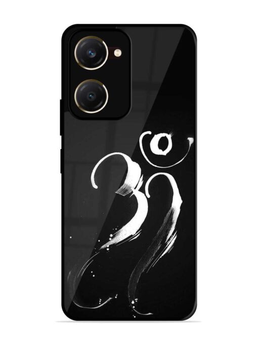 Om Logo Glossy Metal Phone Cover for Vivo Y18T