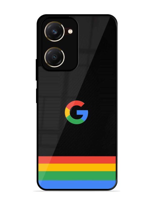 Google Logo Art Glossy Metal Phone Cover for Vivo Y18T