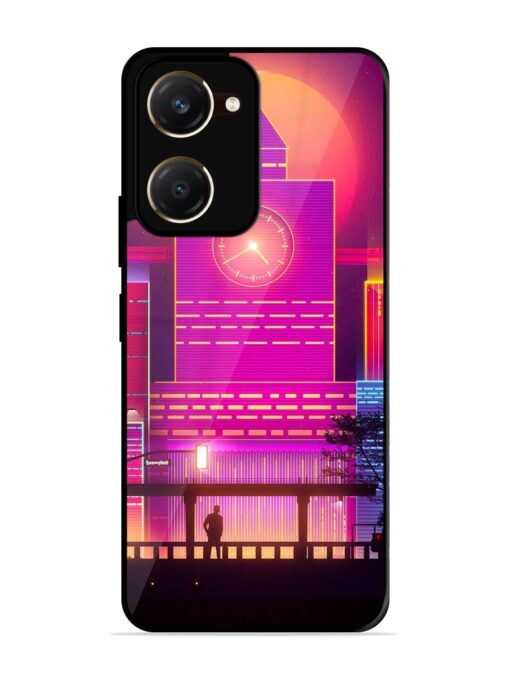 Clock Tower Glossy Metal TPU Phone Cover for Vivo Y18T