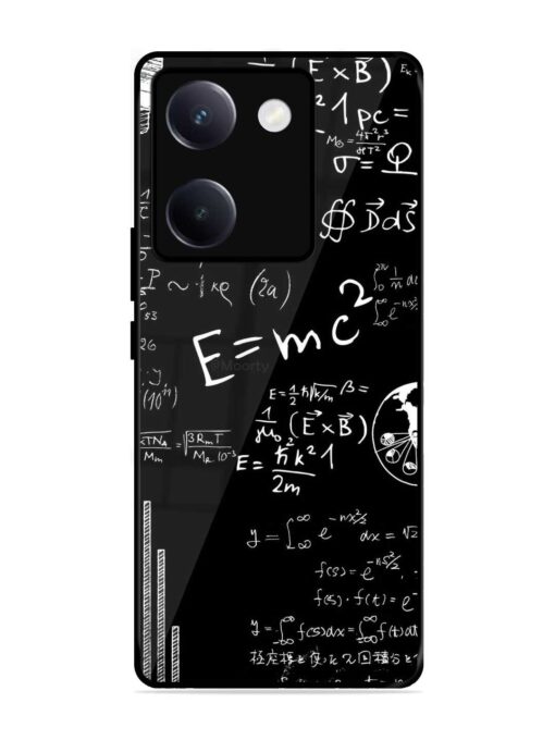 E=Mc2 Mass?Energy Equivalence Glossy Metal Phone Cover for Vivo Y300 Plus (5G)