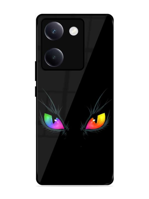 Cat Eyes Glossy Metal Phone Cover for Vivo Y300 Plus (5G)