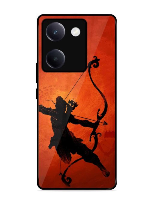 Illustration Lord Rama Glossy Metal Phone Cover for Vivo Y300 Plus (5G)