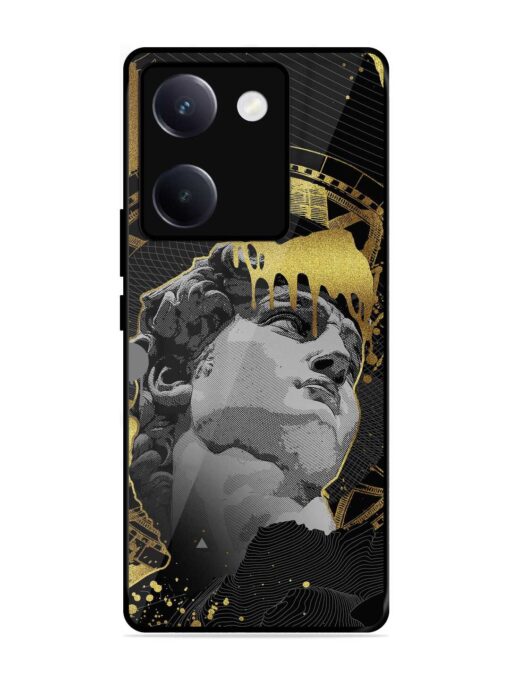 Roman Face Glossy Metal Phone Cover for Vivo Y300 Plus (5G)