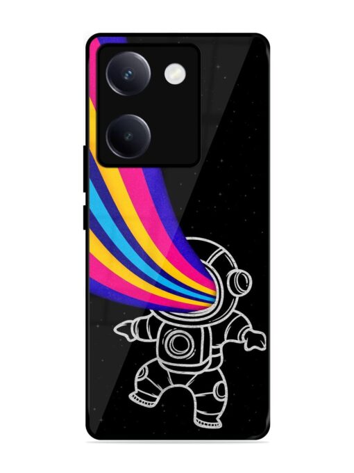 Astronaut Glossy Metal TPU Phone Cover for Vivo Y300 Plus (5G)