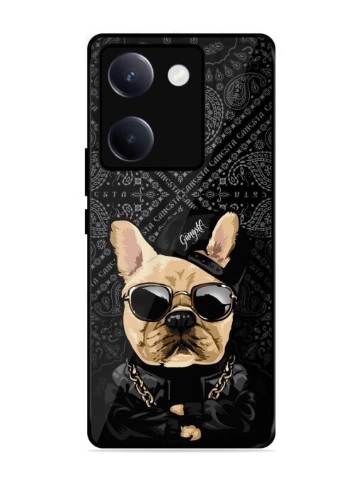 Gangsta Cool Sunmetales Dog Glossy Metal Phone Cover for Vivo Y300 Plus (5G)