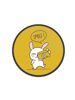 Hey Smile Please Printed Phone Grip Holder