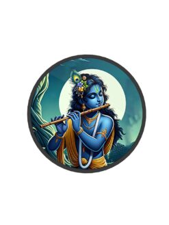Krishna's Divine Flute Printed Phone Grip Holder