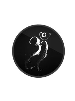 Om Logo Printed Phone Grip Holder