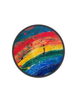 Colorful Paint Printed Phone Grip Holder