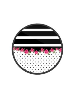 Flower Polka Dots Printed Phone Grip Holder