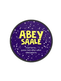 Abey Saale Humorous Printed Phone Grip Holder