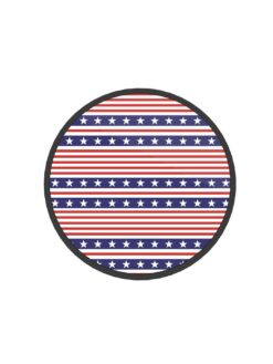 4Th July Stars Printed Phone Grip Holder