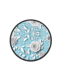 3D Rendering White Printed Phone Grip Holder