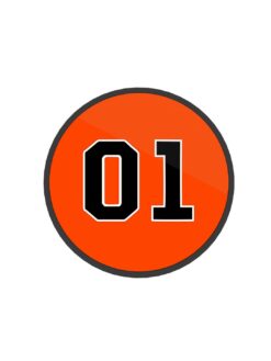 01 Number Printed Phone Grip Holder