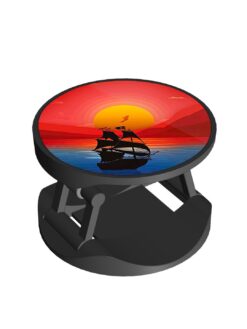 Alternative view of Sunset Sail Printed Phone Grip Holder