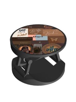 Alternative view of Krishna-Inspired Aesthetic Printed Phone Grip Holder