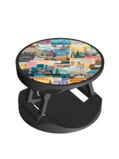 Alternative view of Travel Inspiration Collage Printed Phone Grip Holder