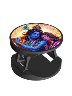 Alternative view of Radha Krishna Art Printed Phone Grip Holder
